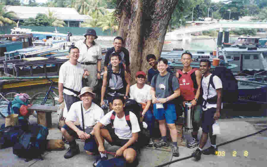 At Changi Jetty just before departure