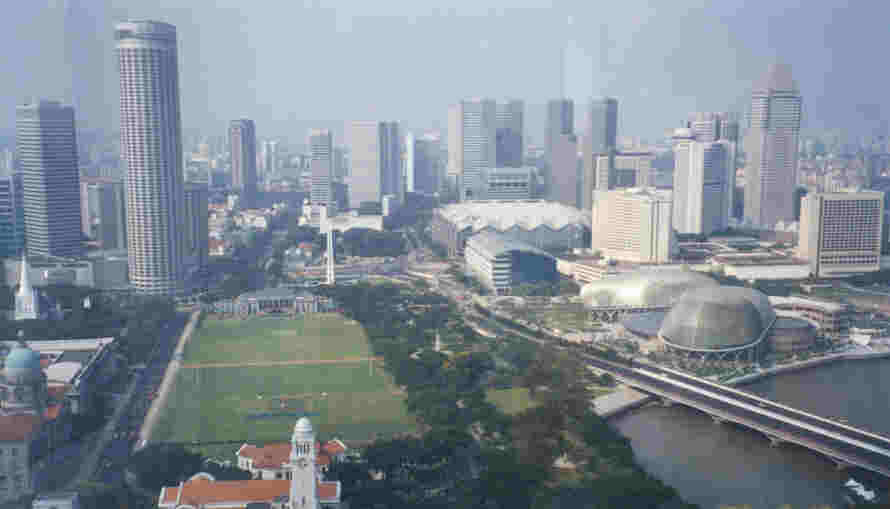 View from United Overseas Bank building